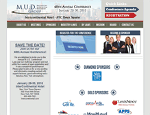 Tablet Screenshot of mudgroup.com